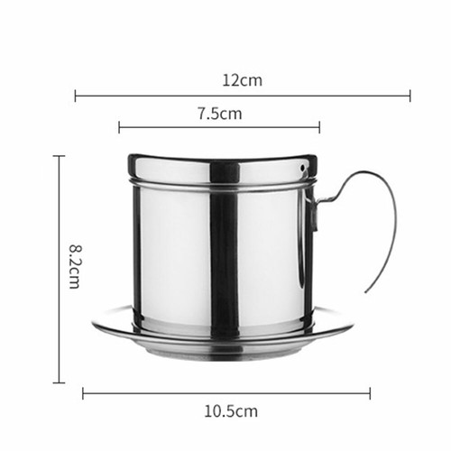 304 Stainless Steel Pot Infuser Vietnamese Drip Coffee Filter Maker for Home - Picture 6 of 8