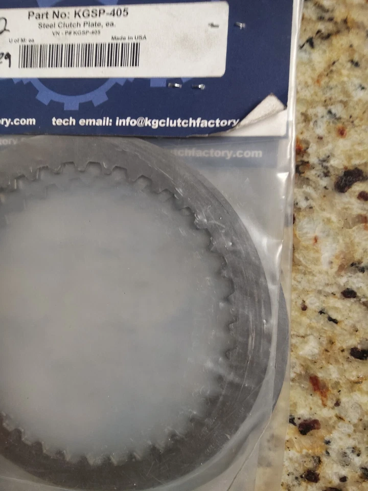 KG Clutch Factory - KGSP-405 - 4ea Steel Drive Clutch Plate R12 - Image 2 of 2