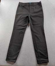 Jag Women's Jeans Black Size 12 Valentina Skinny Pull On Stretch High Rise Denim