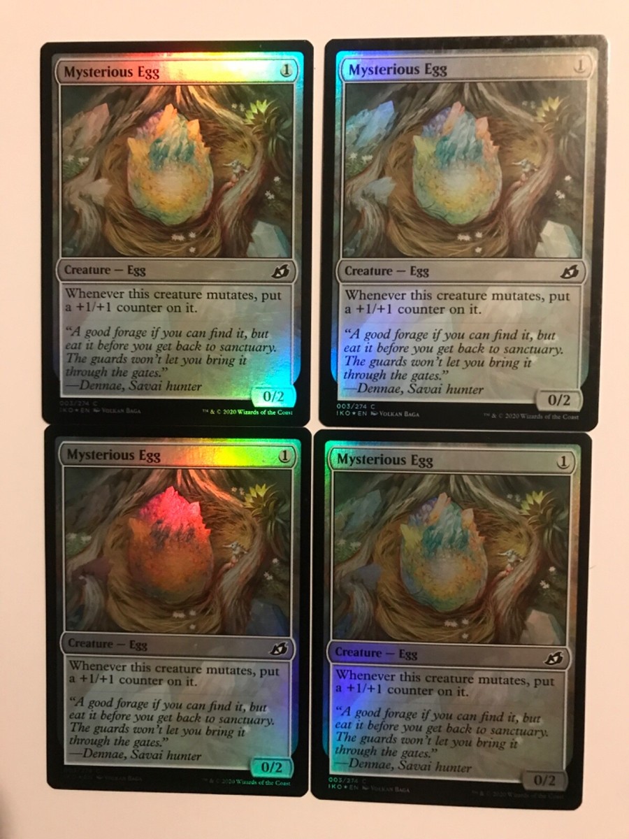 MYSTERIOUS EGG x4 (foil) : IKORIA Magic the Gathering Mtg card; NM, mutate  | eBay