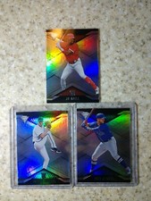Lot (3) 2021 Panini Titanium w/Pete Alonso #3 TREVOR ROGERS RC #11 & Jo Adell #1