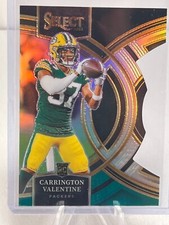 2023 Panini Select Carrington Valentine Rookie Premier Black & Green Diecut Priz