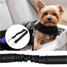 Chevy Volt Stretch Seatbelt Strap Dog Car Leash, Black, 2011-2019