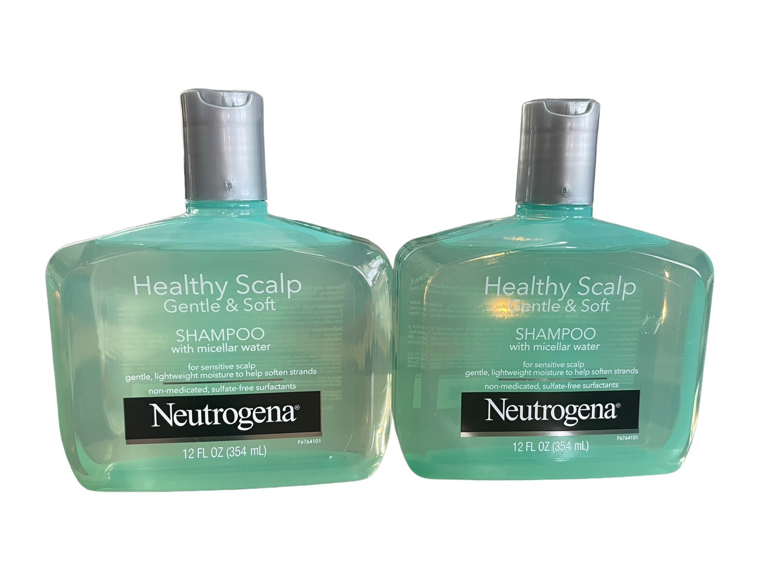 (2) Neutrogena Gentle & Soft with Micellar Water Shampoo 12 oz. each