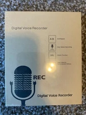 EVISTR 64GB L357 Digital Voice Recorder Activated FOR LECTURE with Playback NEW