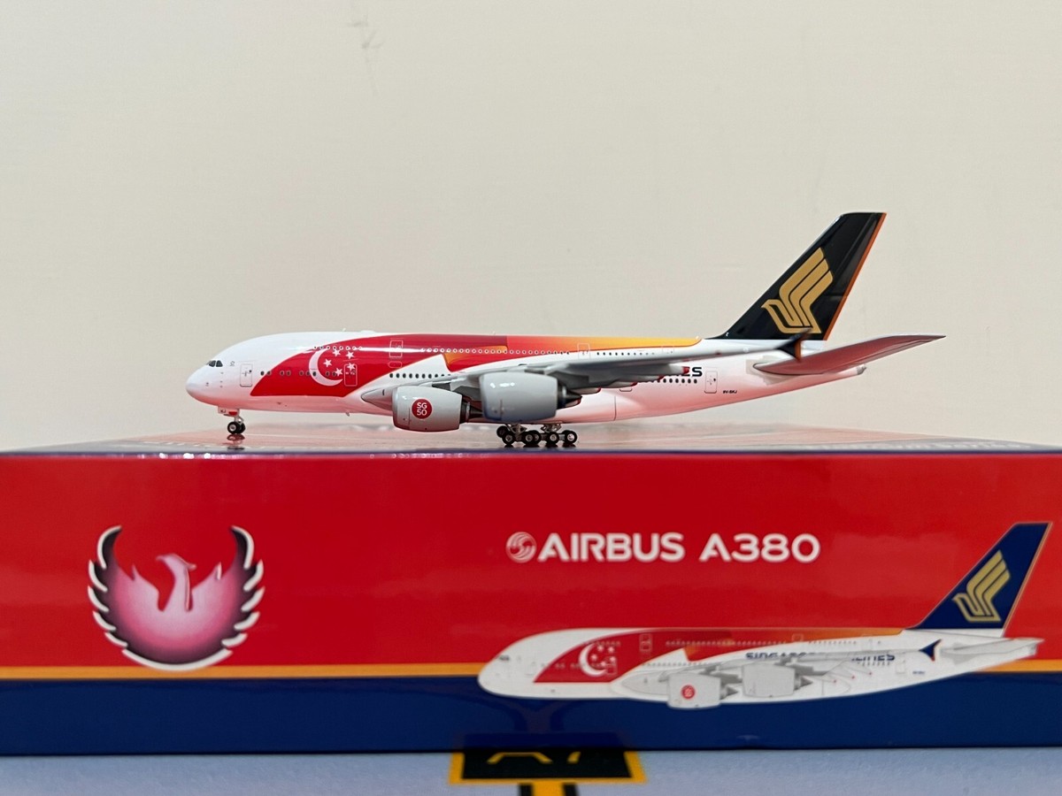 【3/18まで】Phoenix シンガポール A380-800 9V-SKZ Singapore Airlines A380-800 Reg# 9V-SKK Phoenix Models Scale
