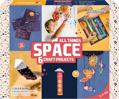 Space Science Bastelset Geschenk 6 in 1 | Kunsthandwerk Weltraum Sonnensystem Spielzeug 7-10