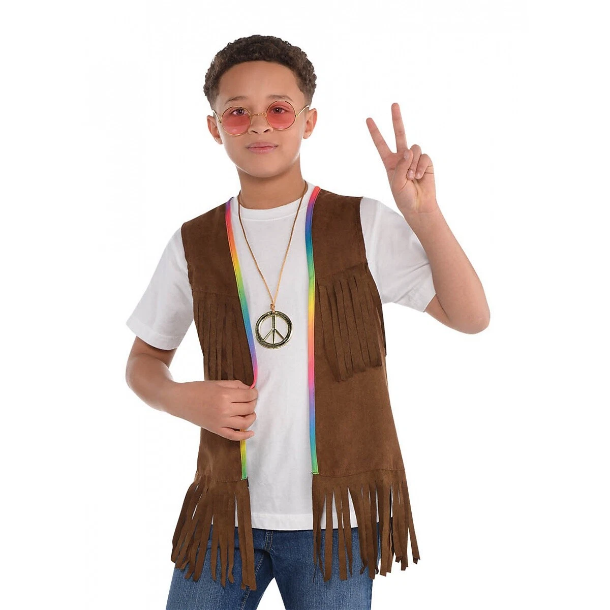 Kids fringe vest sale
