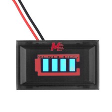Waterproof 12-72V Lead acid Battery Tester 4S-20S Battery Capacity Indicator DIY