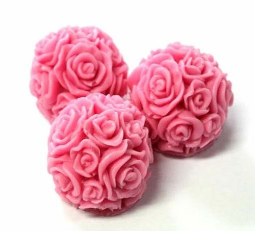 (Silicone Soap Mould Plaster Mold) Rose 3 Balls AU Stock - Picture 4 of 7