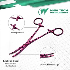 Watch Repair & Jewelry Fix Sorting Jewelry Tool Locking Pliers Curved Tip 5.5"