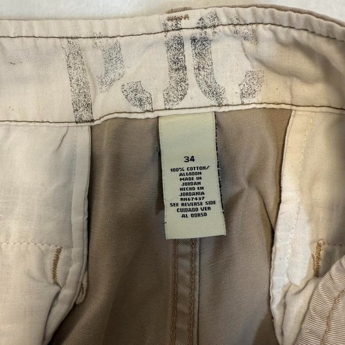 Pantalones chinos de colección Ralph Lauren Polo Jeans Co 34x30 para hombre 67/96 algodón caqui - Imagen 2 de 8