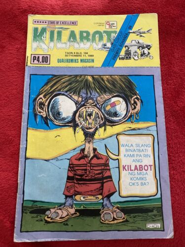 1989 KIlabot Komiks #184 Tagalog Philippines Foreign Horror Comics GASI - Picture 1 of 7