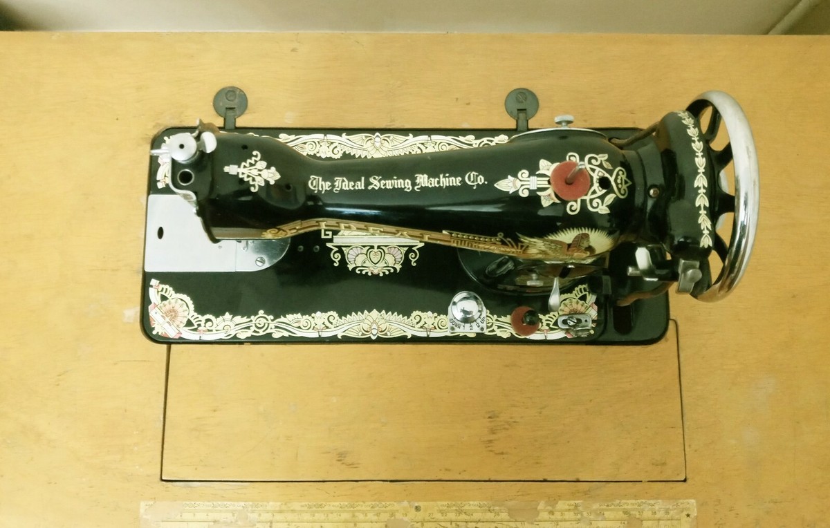 藤田喬平「流動・生」1960年代初頭(供箱) Vintage IDEAL Sewing Machine w Foot Pedal Recessed | eBay