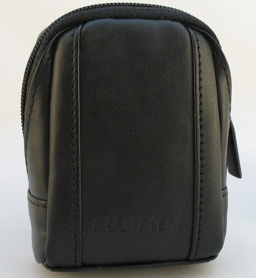 GENUINE FUJIFILM BLACK LEATHER LOOK PU SMALL DIGITAL COMPACT CAMERA CASE/POUCH - Изображение 2 из 4