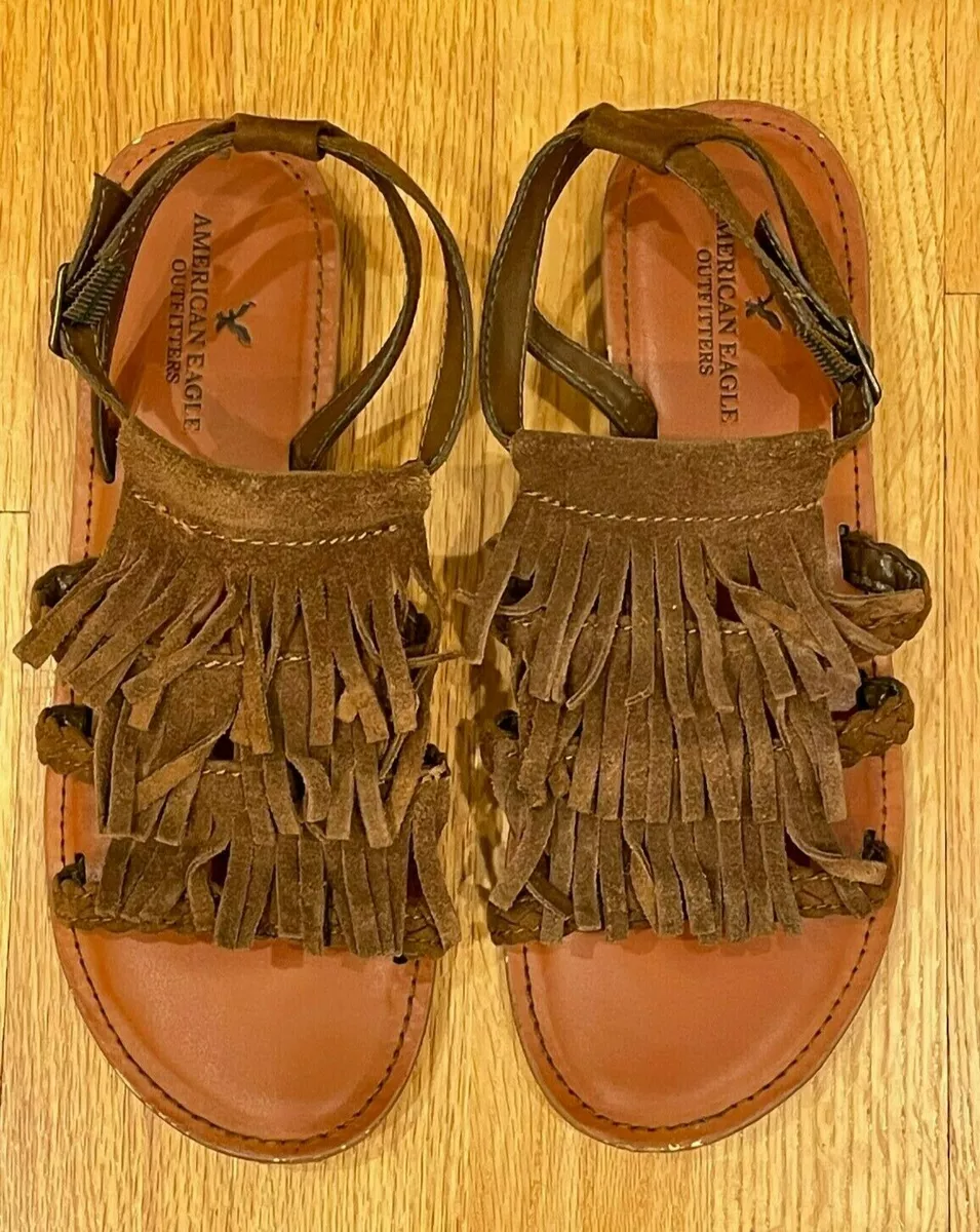 American eagle fringe best sale sandals