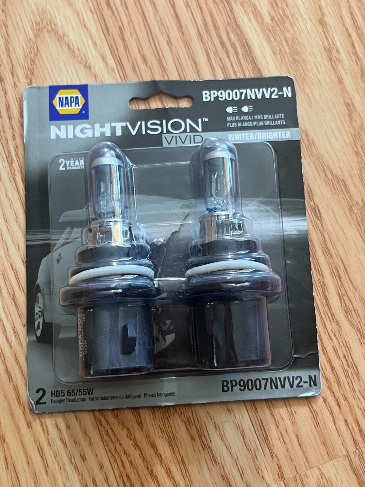 Napa Night Vision Vivid White BP9007NVV2N Headlight Bulbs eBay