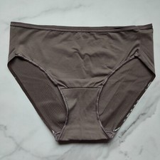 Soma Vanishing Edge Microfiber Hipster Panty Mochaccino Size M