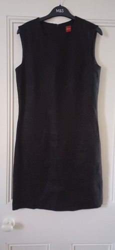  Black Linen Dress Size 10