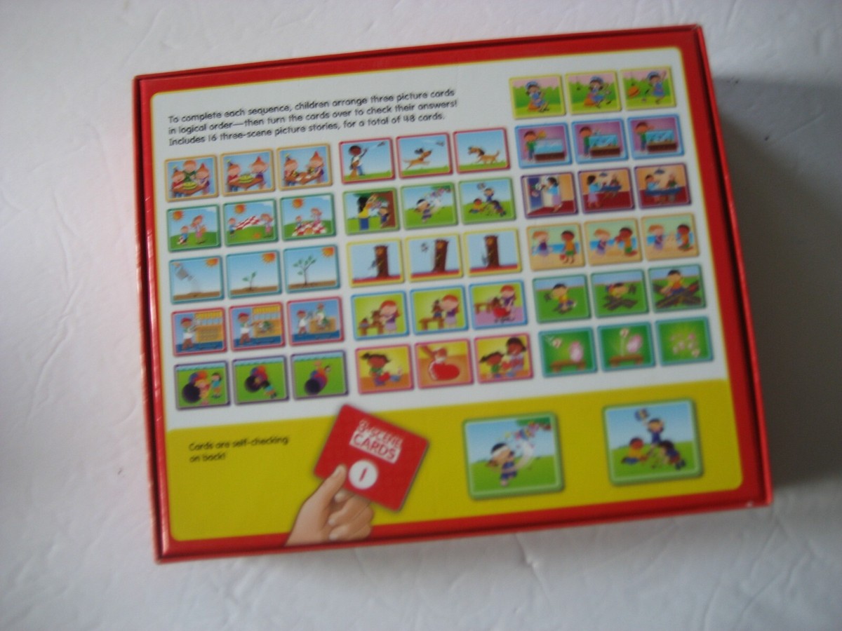 LAKESHORE EDUCATIONAL PRODUCT 3 SCENE SEQUENCING PICTURE STORIES
