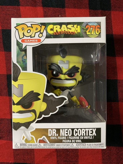Funko Pop Games Crash Bandicoot #276 Dr.Neo Cortex With Ray gun | eBay