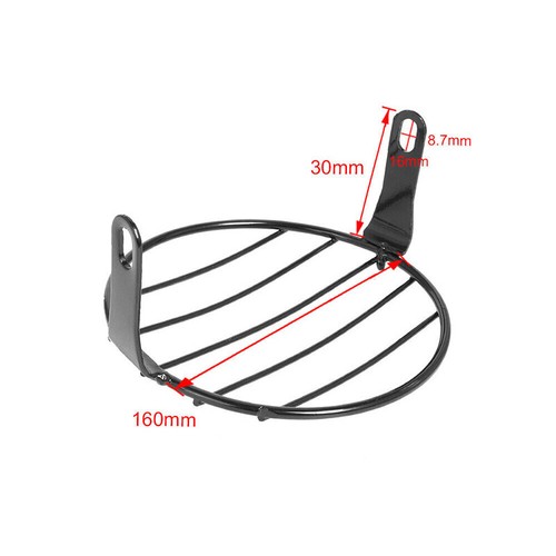 5.75'' Headlight Grill Lampshade Cover protector Bracket FOR Honda GN125 CG125 - - Picture 3 of 8