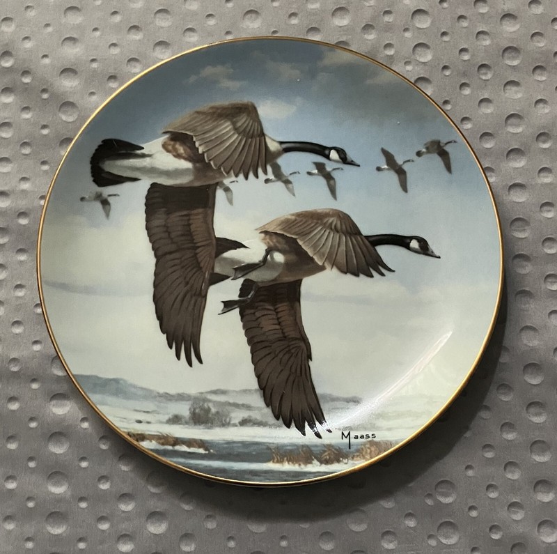 The Danbury Mint Collecttion Plate "Last of the Season" 1988 