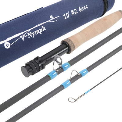 Maxcatch Nymph Fly Fishing Rod 2WT 3WT 4WT 10' 11' 4Sec IM10 Fast