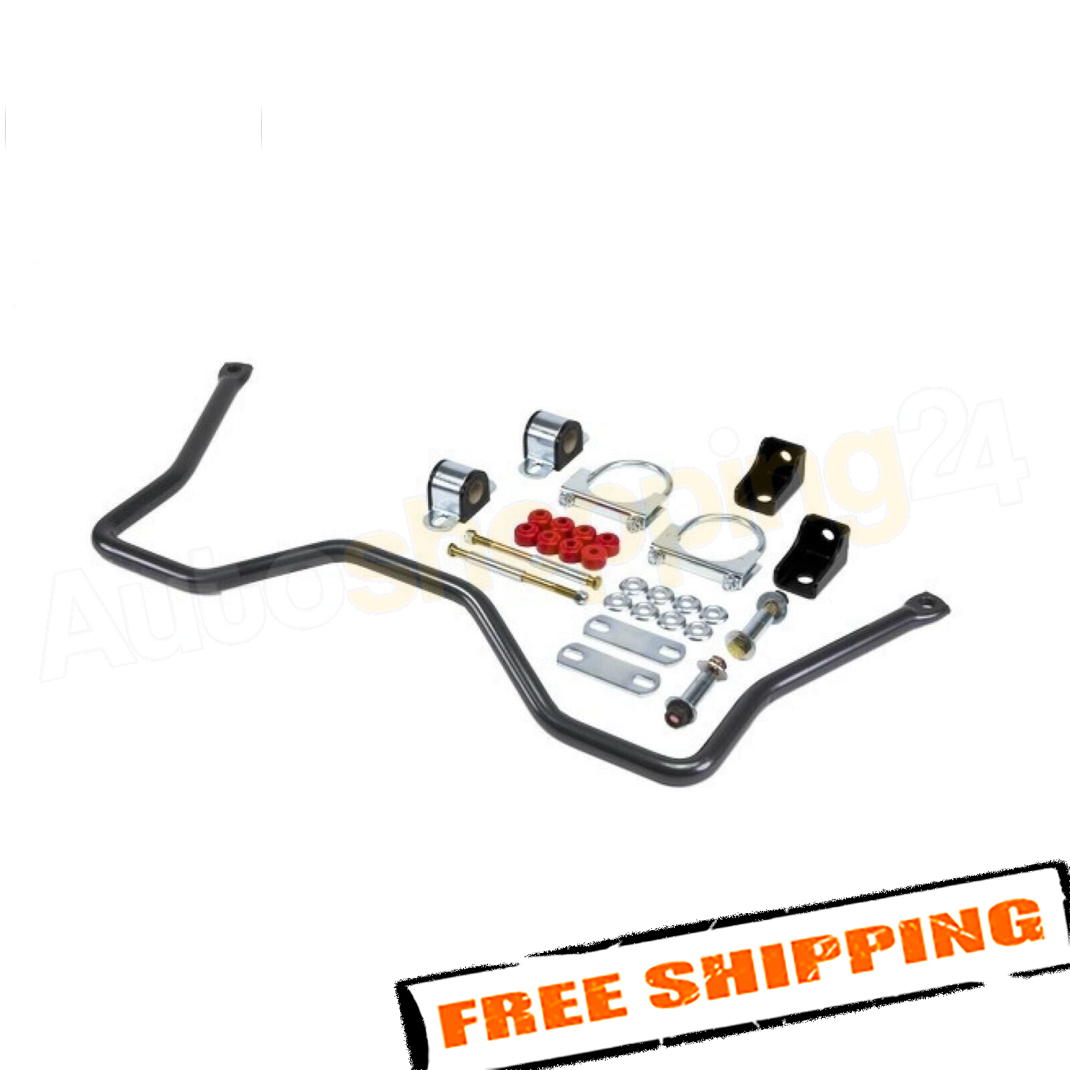Hellwig 7748 Rear Sway Bar - 1 Inch Solid Adjustable Anti-Roll Bar For Nissan Titan XD