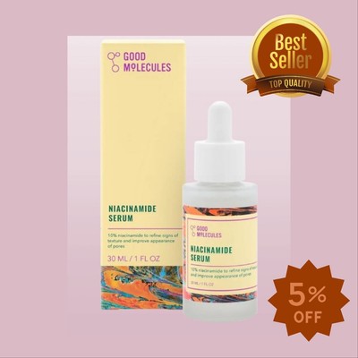Good Molecules Niacinamide Serum - 10% Niacinamide Balancing B3 Facial Serum