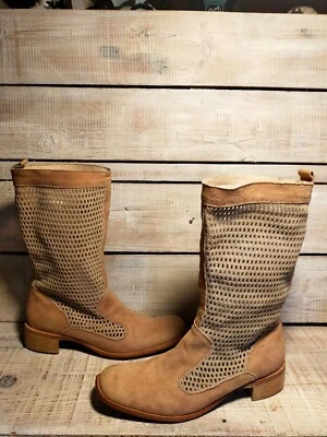 bottes Ikks Daim beige 36 - Photo 1/4