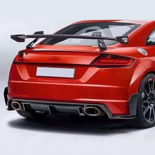 Spoiler posteriore in carbonio per Audi TT TTS TTRS 8S 15-20 spoiler labbro attacco posteriore adatto - Foto 9 di 9