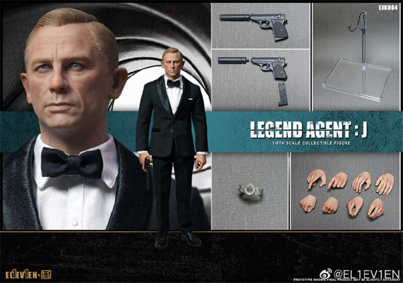 Eleven X KAI EXK004 007 1/6 James Bond Daniel Craig Action Eleven X KAI EXK004 007 1/6 James Bond Daniel Craig Action