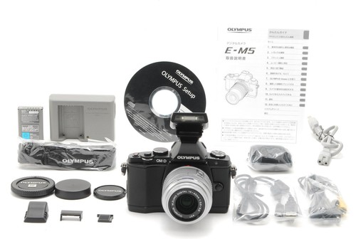 Olympus OM-D E-M5 Body Black 16 MP Mirrorless Camera 12-42mm Lens from JP #425 - Picture 6 of 12