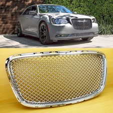 New Chrome Sliver Fit Chrysler 300 300c 2015-2019 Bentley Look Front Grille