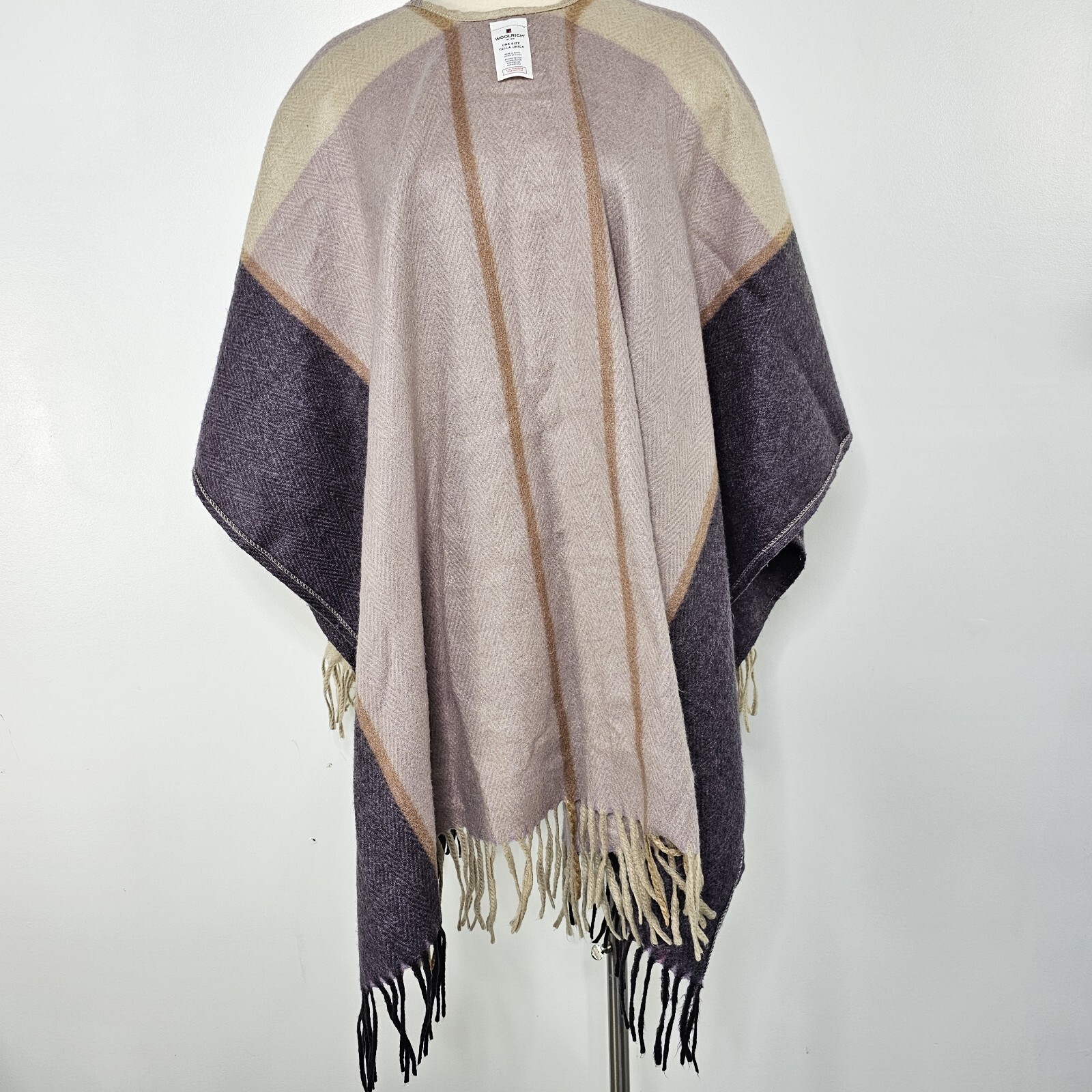 Woolrich Multicolor Plaid Rectangular Fringe Cozy… - image 7