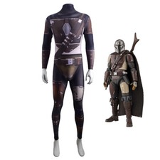 Star Wars The Mandalorian Cosplay Costume Bodysuit For Kids Adult Men