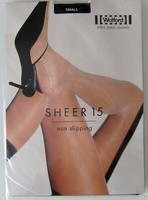 Neu & Ovp: Wolford Sheer 15 Tights! Gr. S! Schwarz! Non Slipping/Rutschfest