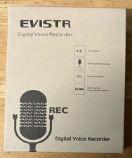 Evistr Digital Voice/Audio Recorder 16GB Open Boxed Complete