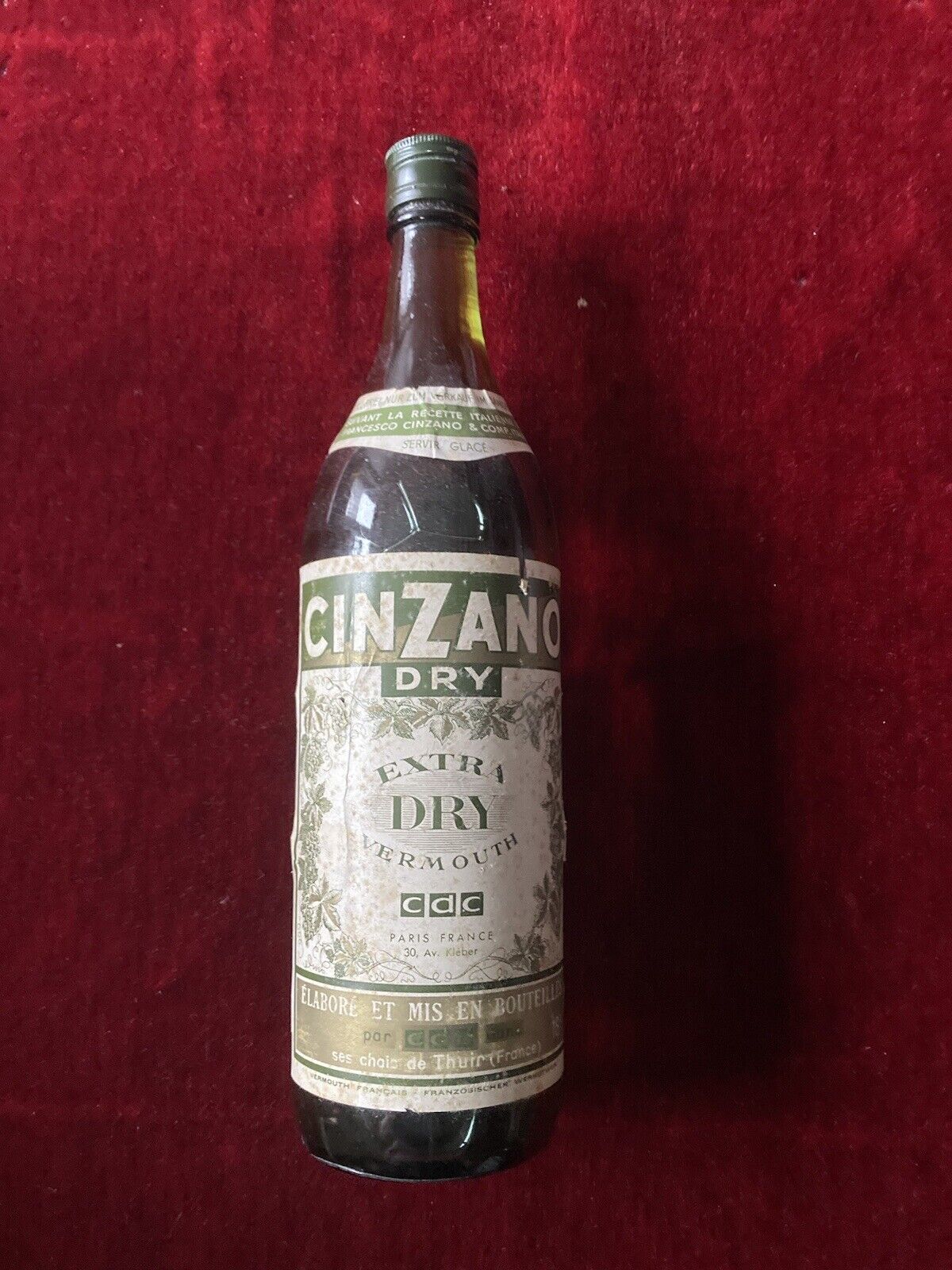 Cinzano Extra Dry By CDC 50er Jahre
