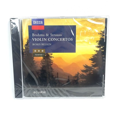 Brahms Violin concerto, op. 77/R. Strauss: Violin concerto, op. 8 New Decca CD