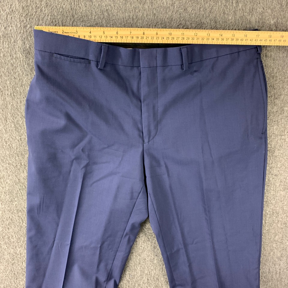 Lauren Ralph Lauren 2 Piece Suit Mens 44R Slim Fit Blue Pants 34x29. eBay