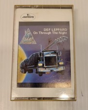 Def Leppard On Through The Night Cassette Tape  Case 1986 Heavy Metal PolyGram
