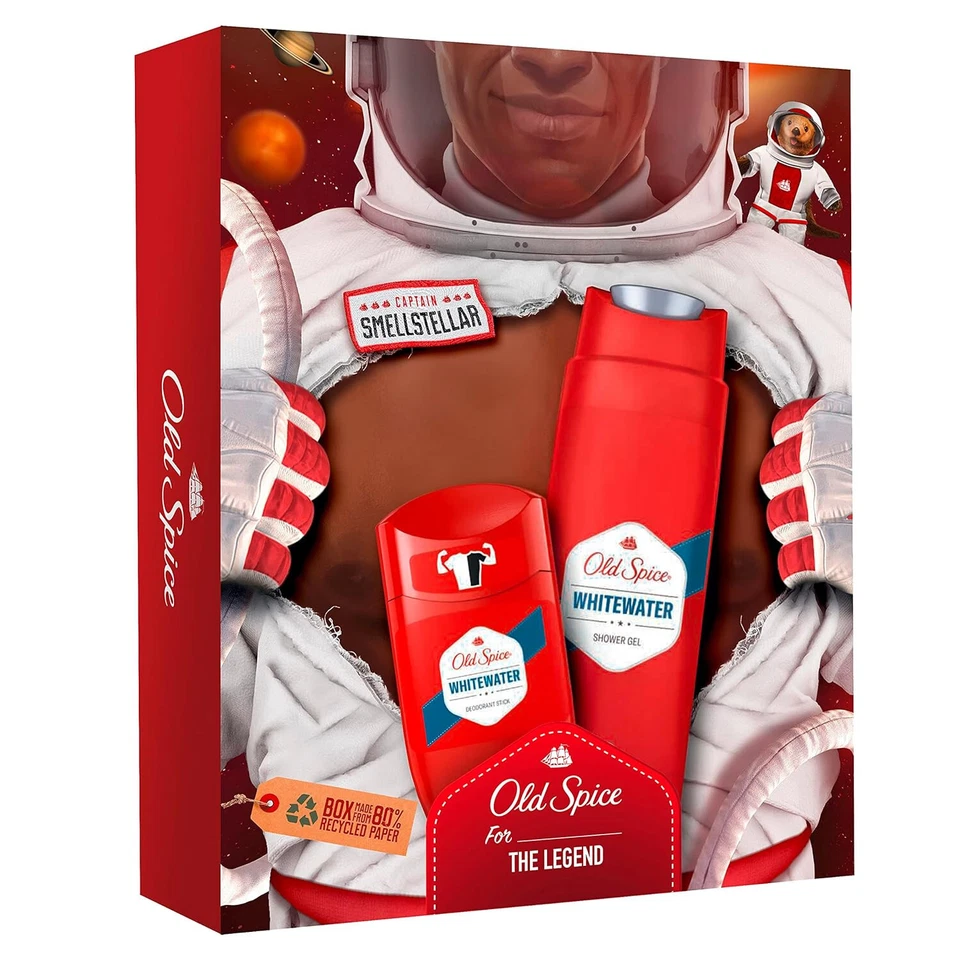 Old Spice Geschenkset Astronaut Box White Water Deo-Stick+Duschgel - Bild 3 von 4