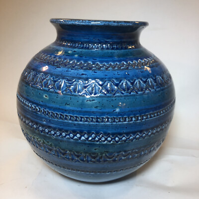 工芸品 Supreme  Bitossi Rimini Blu Vase \