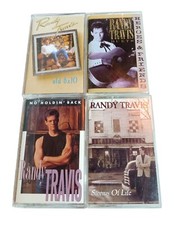 Randy Travis Audio Cassette Tapes Lot Of 4