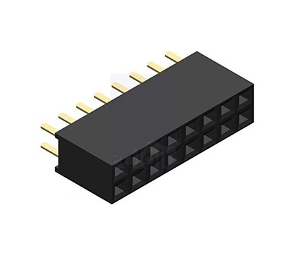 20 Stck. 2x8 16 Pin 2,54 mm Doppelreihig Buchse Gerade Stiftleiste Teilung Buchse Stiftleiste