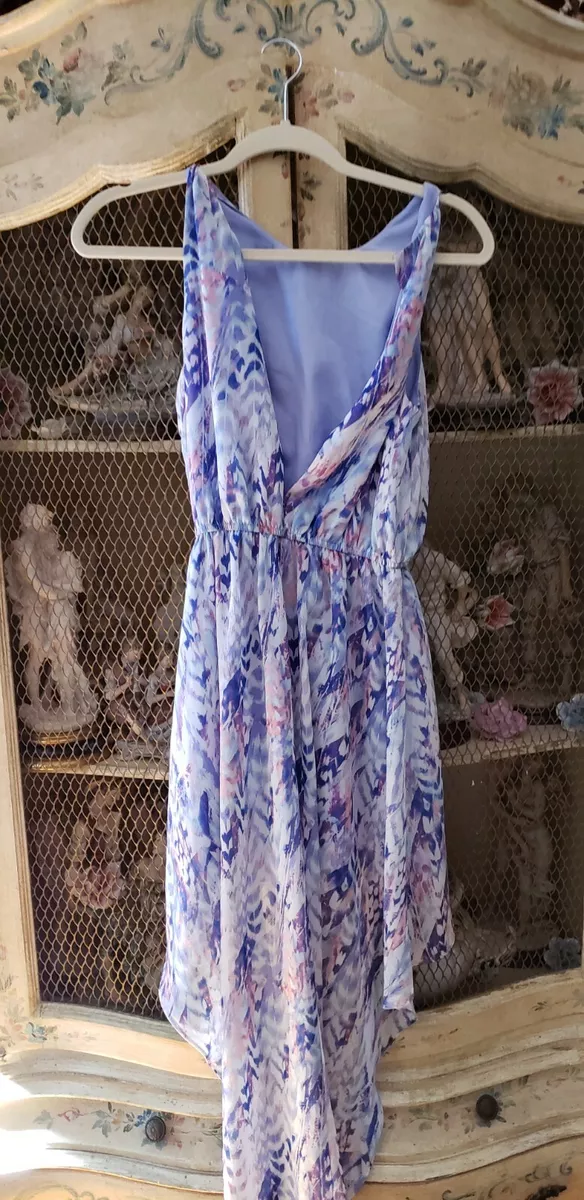 Forever 21 purple floral clearance dress