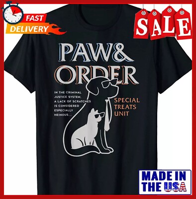 Paw and Order Special Feline Unit Pets Training Dog And Cat T-Shirt Size S-5XL