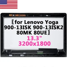 3200x1800 40pin 13.3" for Lenovo Yoga 900 80MK 80UE LCD Touch Screen Assembly